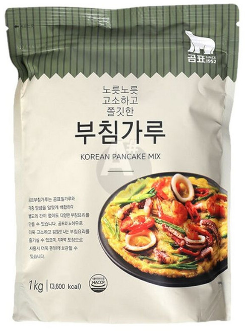 곰표 부침가루 1kg 식자재 바삭한 부침용 명절음식, 1개