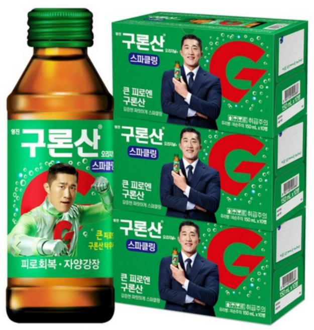 해태htb 구론산 탄산스파클링, 150ml, 30개