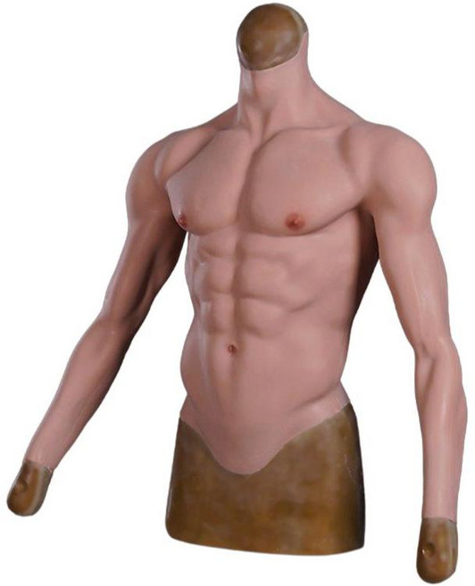 가짜 근육 실리콘 남자 몸짱 촬영 코스프레 모형 상체 분장 가슴 근육옷 몸짱슈트 연극 페이크 특수