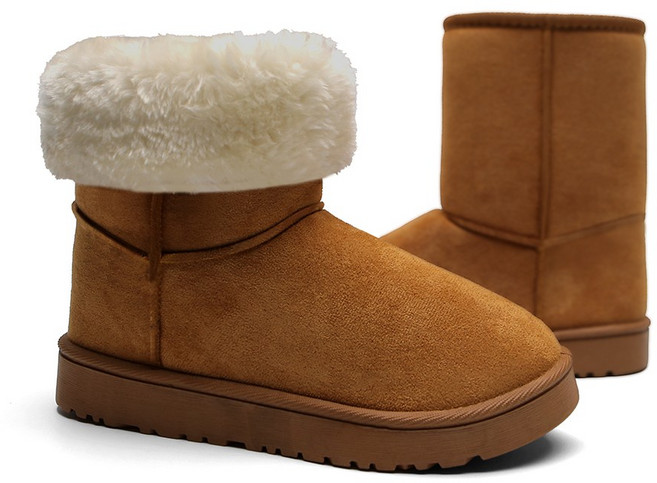 페이퍼플레인 여성부츠 겨울신발 털부츠 방한화 털신 퍼부츠 미들부츠 PP1547