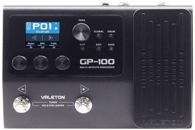 Valeton 베일톤 GP100 멀티이펙터 프로세서 기타 페달, GP 100, 1개