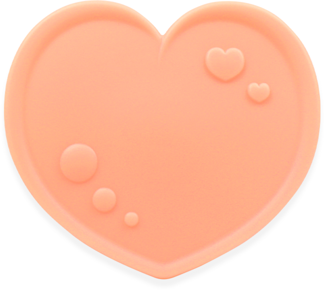 꼬꼬노리 국산 열탕소독 쿠비 플랫 아기 실리콘 치발기 모빌 유모차 아기체육관 호환, 하트, 1개