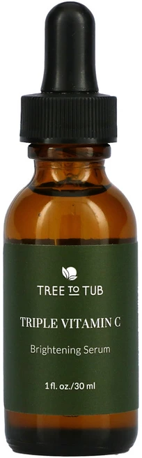 Tree To Tub 민감성 피부용 트리플 비타민C 울트라 브라이트닝 세럼 30ml(1fl oz) 1팩, 1개, 30ml - 쿠팡