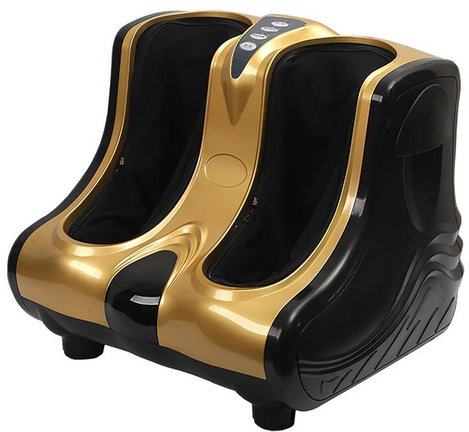 4D仿生機械手足部按摩機，加熱按摩，金黑色, 金色豪華升級版, 單一型號