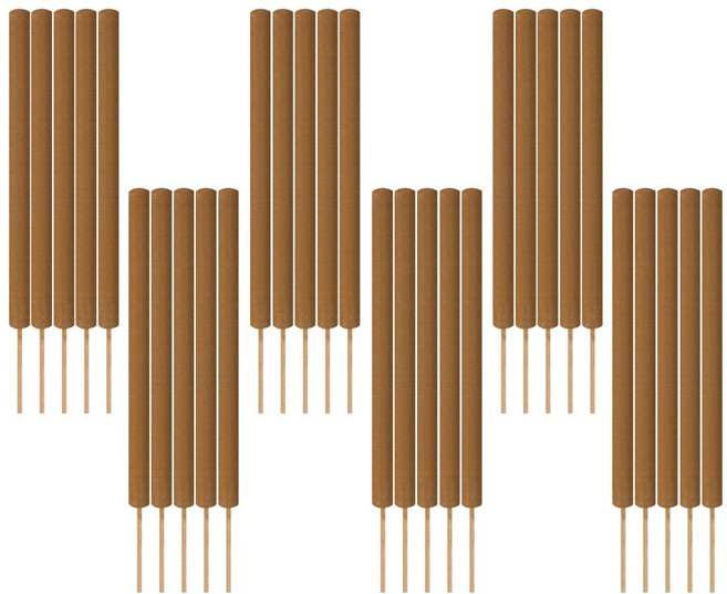 스틱 모기향 캠핑 낚시 모기약 살충제, 30개, 35g