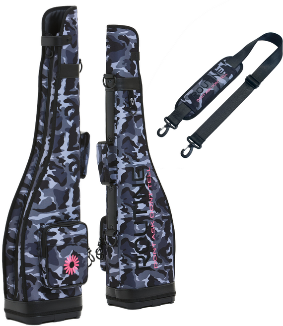 루틴골프 데이지카모 골프 스탠드 하프백, 핑크