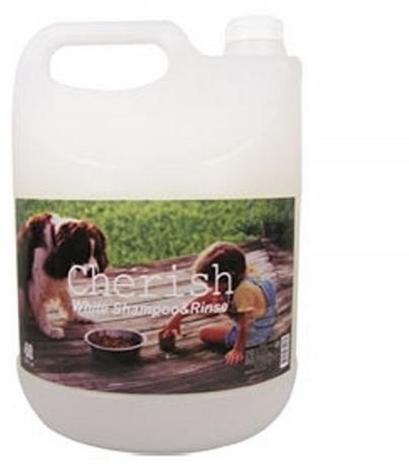 [체리쉬] 샴푸&린스 대용량 - 백모용, 1개, 4L