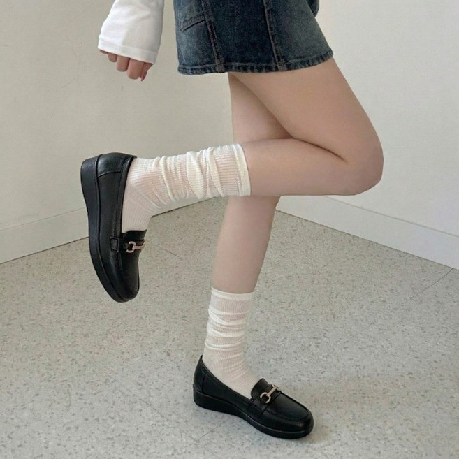 디아쿠아 신디 심플 장식 큐티 로퍼