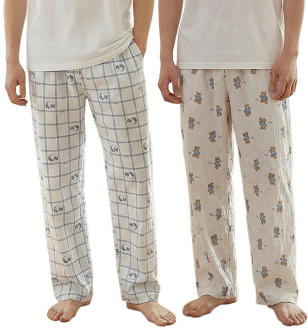 1+1 폭스 소프트스킨 파자마 잠옷바지 2종 E6 남성용