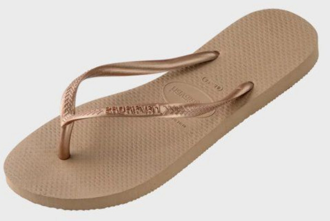 하바이아나스 havaianas 슬림 플립플랍 Rose Gold