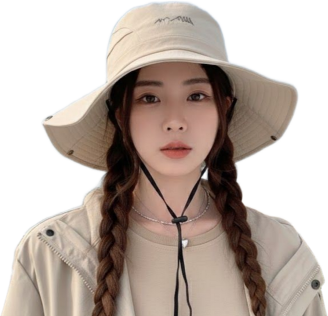 단비상자 여성용 등산모자 챙넓은 버킷햇 벙거지 낚시 사파리 모자
