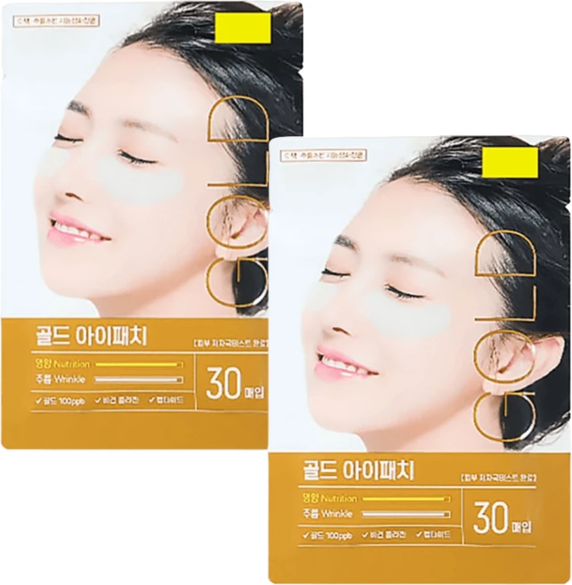 골드 아이패치 30매입 2개, 기본선택 - 쿠팡