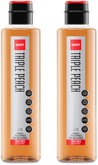 샷 시럽 트리플 피치 1000ml 2개, 1L
