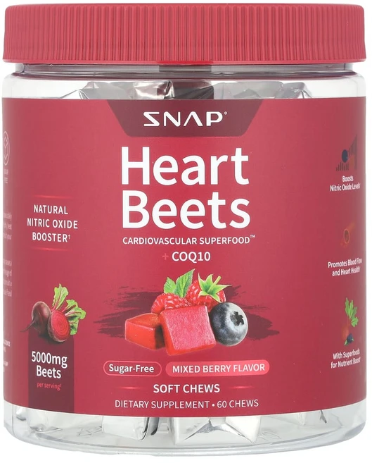 아이허브 하트 비트 + CoQ10 믹스 베리 소프트츄 60개, 상세페이지 참조, 상세페이지 참조, 60정, 1개 - 쿠팡