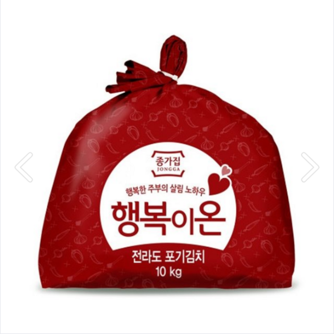 대상 종가집 전라도 행복이온 포기김치 10kg, 1개