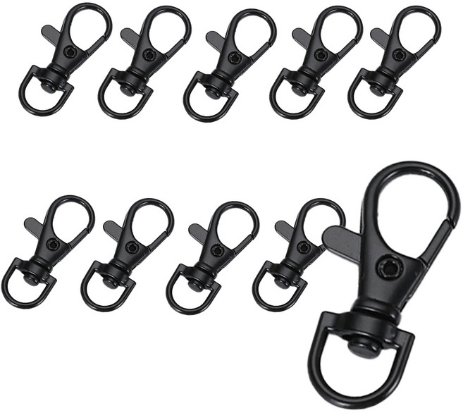 WILDS 붕어열쇠고리 키홀더, 10개, 블랙