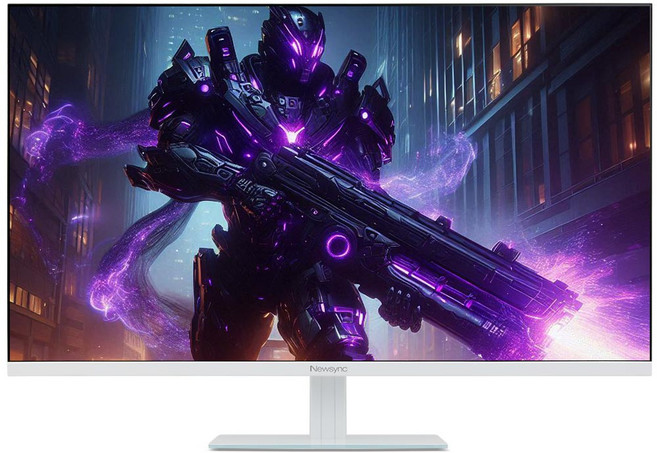 비트엠 NEWSYNC 320FW FAST 200Hz 화이트 게이밍모니터, 무결점, 80cm