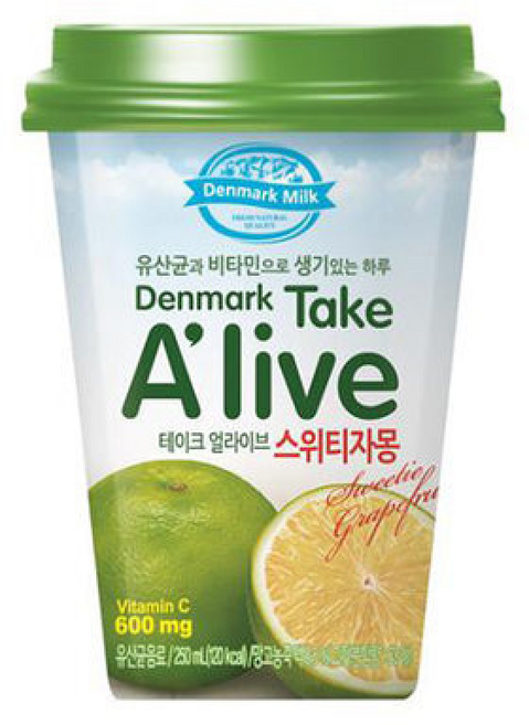 덴마크 테이크얼라이브 스위트자몽, 1개, 250ml
