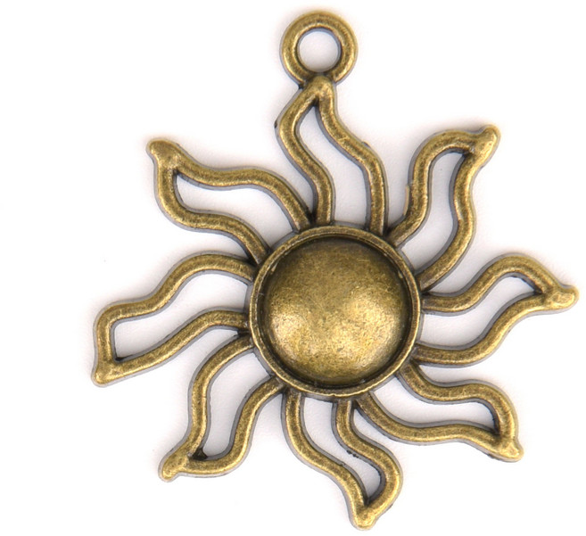 DIY 팬던트 40종 모음, 19. 썬플라워 (912), 1개