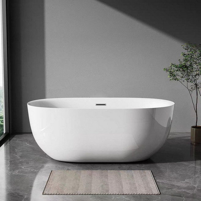 북유럽 아크릴 욕조 이동식 호텔 가정용 트레이 반신욕탕, 1개, 욕조 70cm