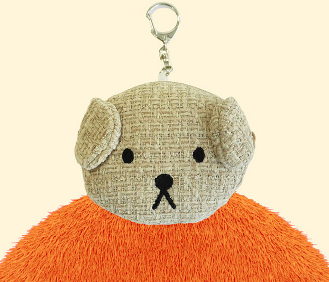 [DND] 미피 트위드 동전지갑 키링-스너피