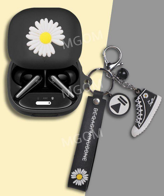 리버티4 프로 케이스 호환 Liberty4 Pro 무선 이어폰 사운드코어 보호 커버, 블랙+스니커즈