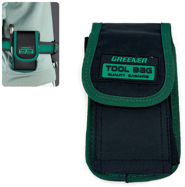 아이베란다 휴대용 공구 부속 보관 벨트 휴대폰 파우치, 1개