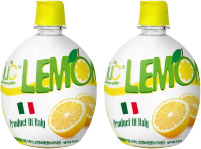 유로푸드 엠에스 레몬쥬스, 200ml, 2개