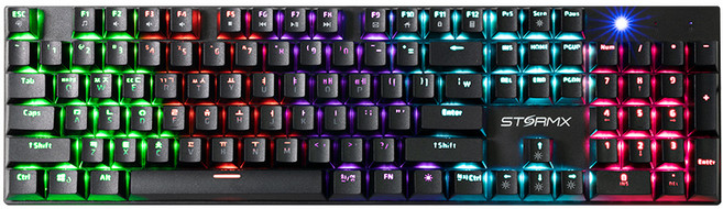제닉스 기계식 키보드 STORMX MK-3, 청축, 청축