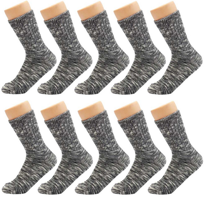 국내생산 여성 니트 패션 양말 10켤레 슬라브 겨울 중목 수면