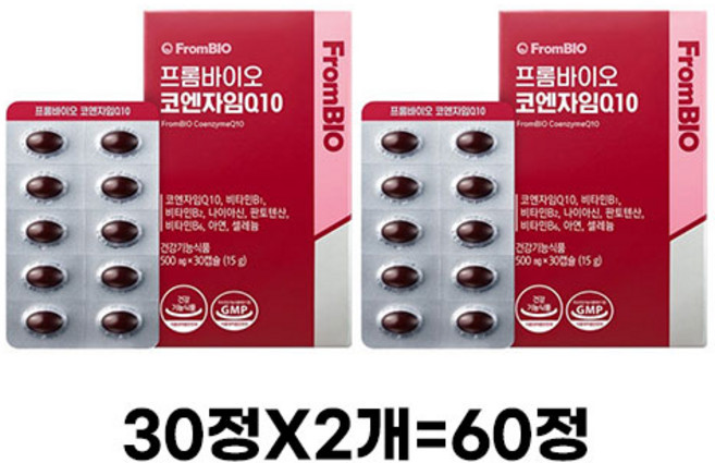 프롬바이오 코엔자임 Q10 15g, 60정, 2개