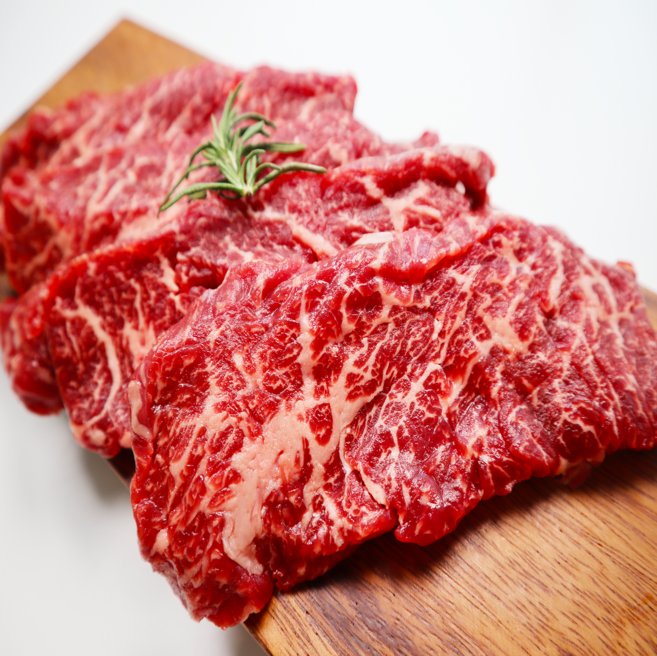 [몬스터스테이크] 항공직송 냉장 와규 치마살 프리미엄 수입소고기 와규 MB 9~12 350g, 1개