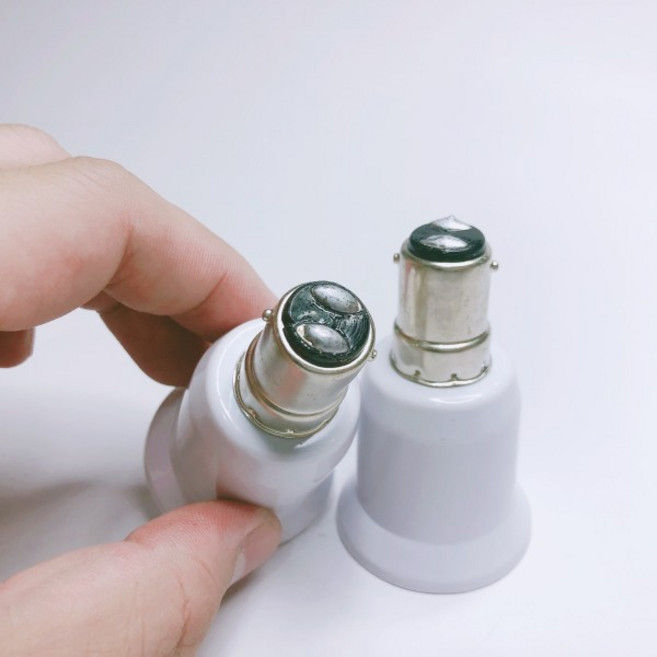 1pc BA15D ~ E27 어댑터 변환 소켓 내화 램프 홀더