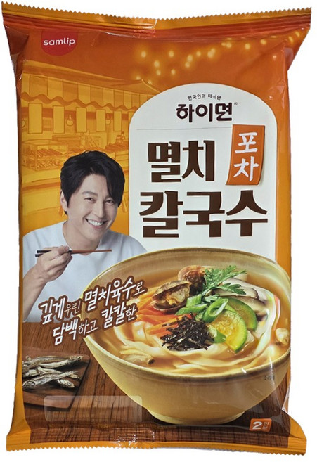 삼립 얼큰버섯 칼국수 364g, 10개