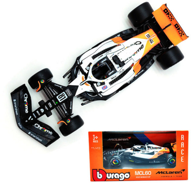 다이캐스트 Bbugo 143 2024 RB20 SF24 W14 W13 SF23 MCL60 RB19 RB18 W12 F1 레이싱 포뮬러 자동차 정적 합금 모델, [13] A523 31