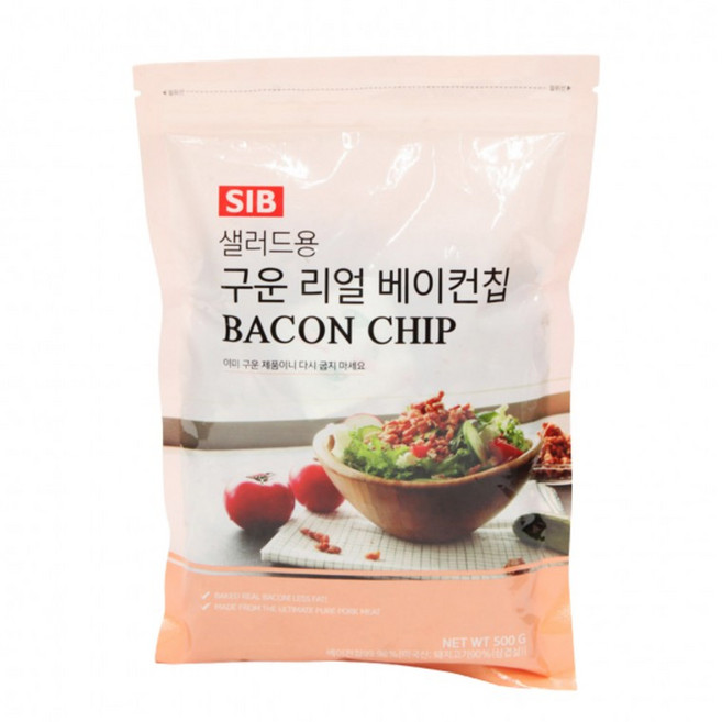 샐러드용 바삭한 베이컨칩 베이컨 크럼블 500g /, 1개
