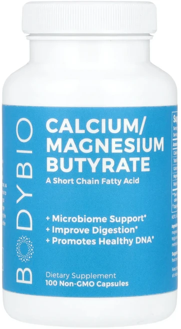 BodyBio 칼슘/마그네슘 부티레이트 유전자 변형 성분 무함유 캡슐 100정, BodyBio 칼슘/마그네슘 부티..., 1개 - 쿠팡
