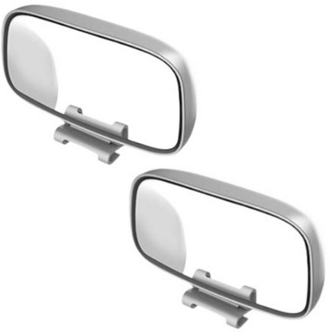 지티알 사이드 보조미러 운전석 + 보조석 2p, 실버, 2개, 실버