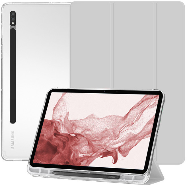 니하 갤럭시 탭 S6라이트 클리어 S펜 수납 케이스, 그레이, 1개