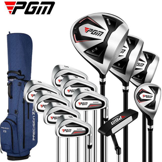 골프클럽풀세트 골프채 캐디백포함 세트 카본 스틸 남성, 캐디백+MTG051스틸남성12P