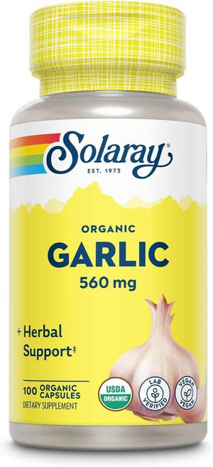 솔라레이 갈릭 마늘 추출물 560mg SOLARAY Garlic, 100정, 1개