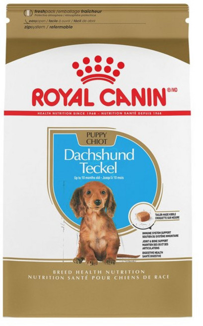 로얄캐닌 닥스훈트 퍼피 아기 강아지 사료 1.1kg, 1개, 1g