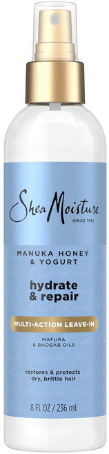 시어모이스처 마누카 허니 & 요거트 하이드레이트 & 리페어 멀티-액션 리브-인 컨디셔너, 1개, 236ml