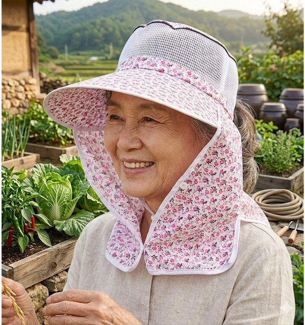 (주)에이스샵_남여공용 농모 농사모자 자외선 차단 모자 야외 작업모자