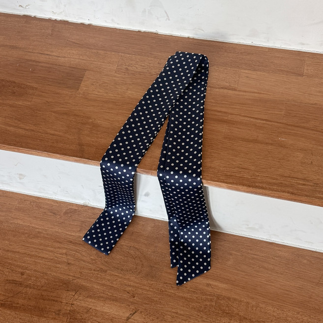 블루씨티 슬림 도트 타이 머플러 롱 스카프