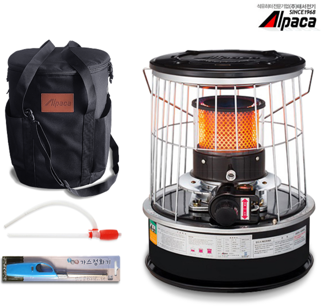 알파카 TS-77A (사은품 : 자바라+점화기 ) + 난로가방(자체 제작), TS-77A+난로가방