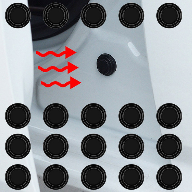 자동차 도어패드 차문 범퍼 충격흡수 쿠션 흔집 기스방지, 20개