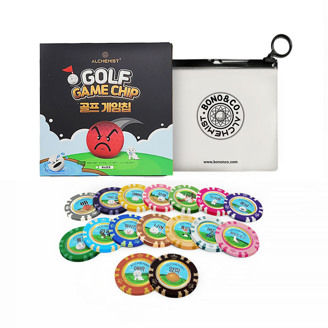 보노앤코 알키미스트 골프게임칩, 16p, 1개