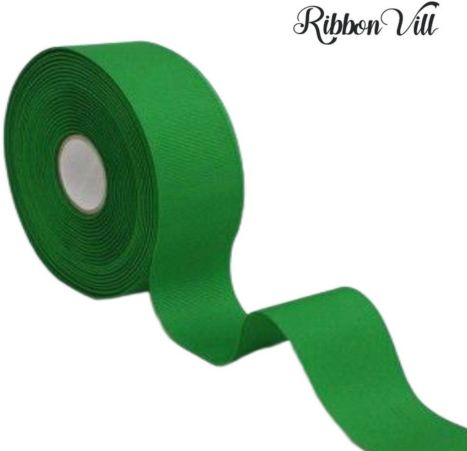 리본빌 고급 국산 무광 골직 리본 5마 리본공예, 15mm, #34초록