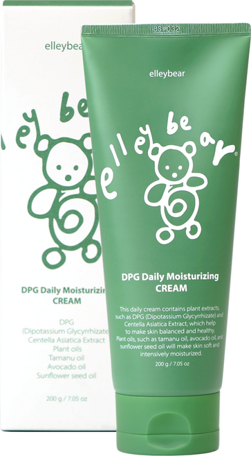 엘리베어 DPG 비건 모이스처라이징 크림 200g 온가족 고보습 무향 타마누오일, 1개, 200ml